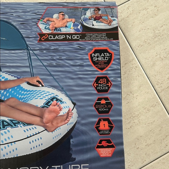NEW 🆕 Bestway Hydro-Force Rapid Rider Canopy Tube SEALED - Picture 3 of 4